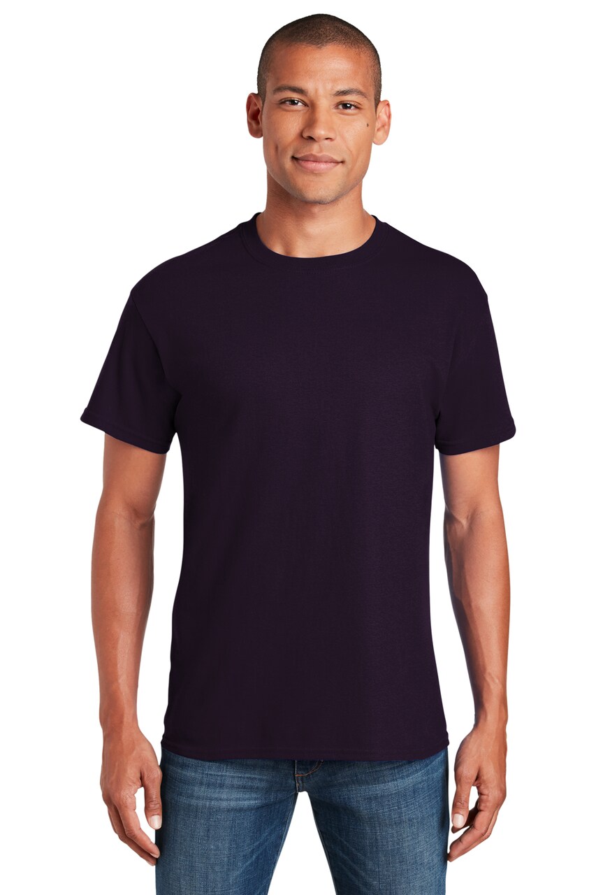 Gildan® Crewneck Heavy Cotton Short Sleeve T-Shirt 5.3 oz 100% Cotton Classic Fit Everyday Blank Tee for Custom Printing